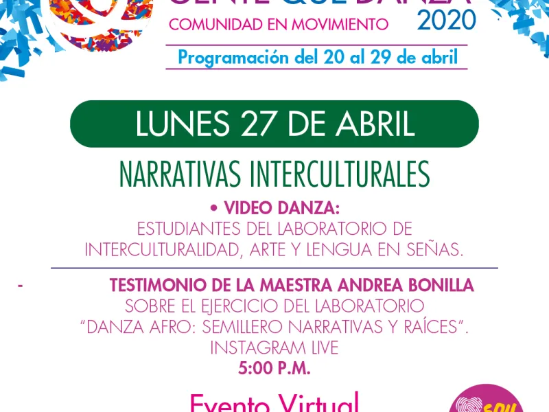 VI Festival Universitario Gente Que Danza ‘Comunidad en Movimiento’ 2020