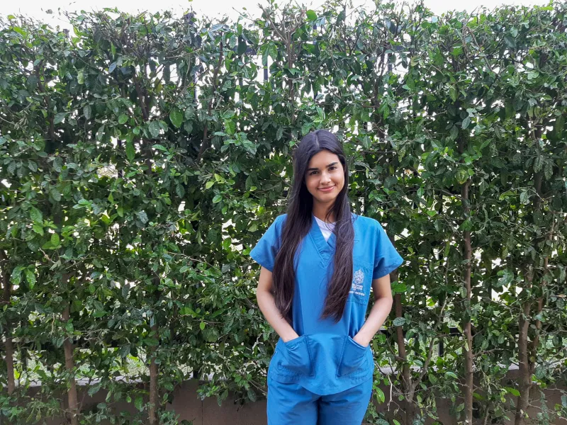 Isabella Aristizabal, estudiante de Nutrición y Dietética. Isabella Aristizabal, estudiante de Nutrición y Dietética.