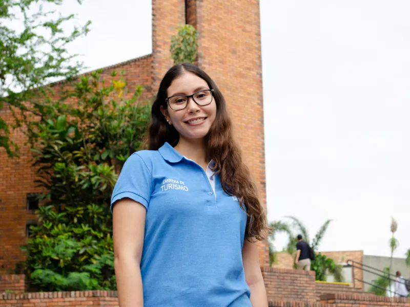 Laura Espinosa Dueñas, estudiante de Turismo de la Javeriana Cali