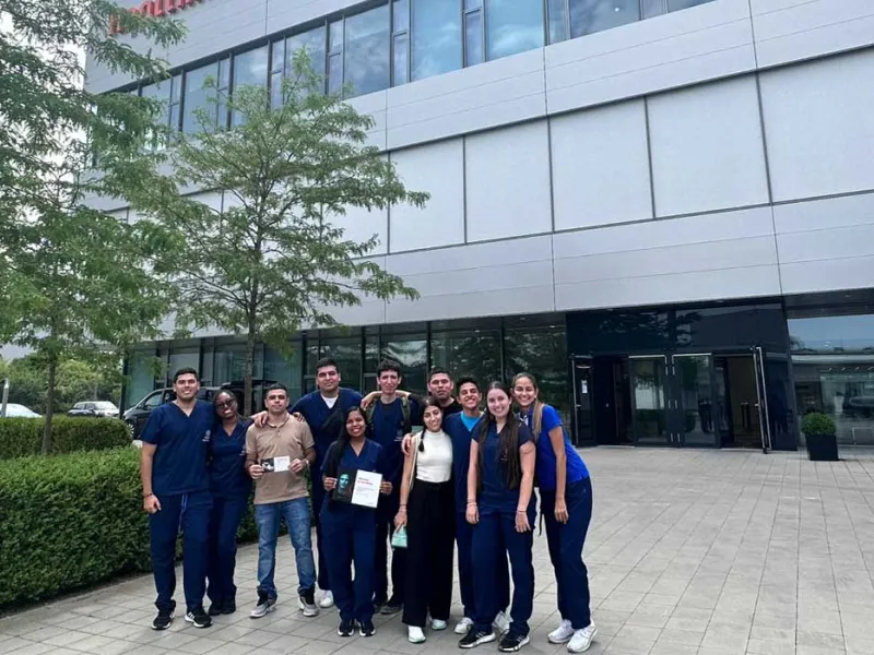 Estudiantes de Ingeniería Biomédica visitaron la casa matriz de Siemens Healthineers en Alemania
